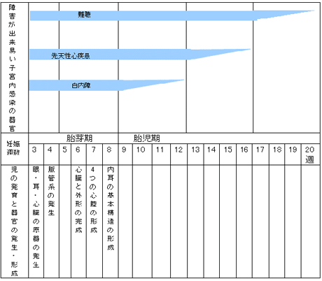 妊婦の感染と先天性風しん症候群