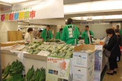 写真：群馬県沼田市 春野菜･くだもの市場