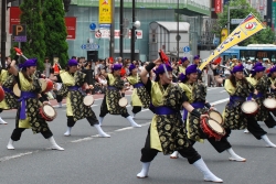 昨年の新宿エイサーまつり