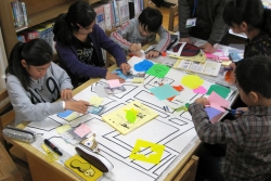 写真:マップ作り