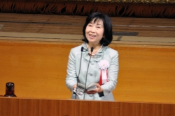 写真:中山区長のあいさつ