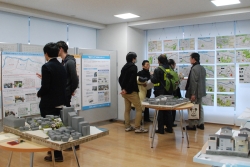 写真:防災マップの展示