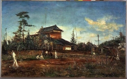 「下落合風景」 新宿区(落合第一小学校)所蔵