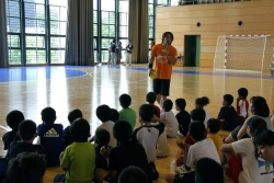 写真：宮崎選手の講習