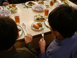 写真：食事風景