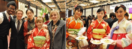 写真：多くの外国人も参加
