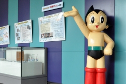 画像:エントランスの展示