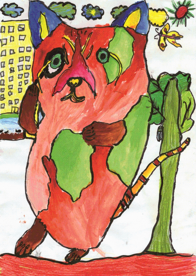 絵画小学生低学年の部 最優秀賞 画像