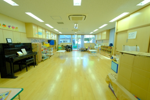 写真:幼児保育室