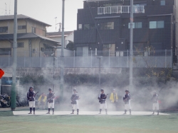 写真:鉄砲組百人隊の整列