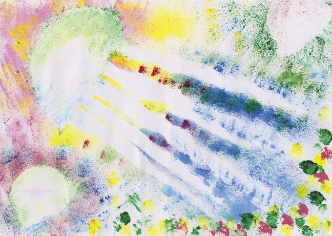 絵画小学生低学年の部 最優秀賞 画像