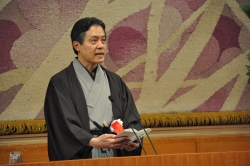 写真:吉住区長 年頭のあいさつ