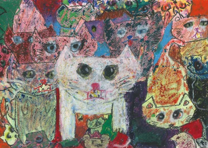 絵画小学生低学年の部 最優秀賞 画像