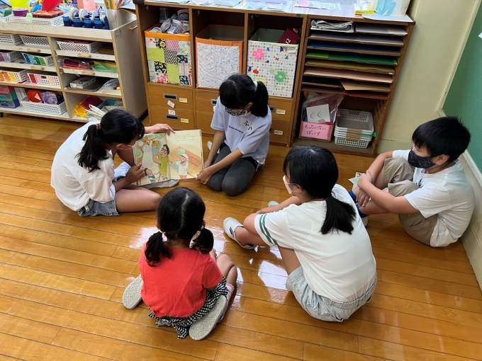 小学校1年生から6年生までの交流画像