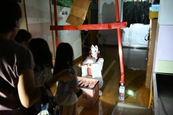 区立戸塚第一小学校で「避難所で きもだめし」を開催小写真1