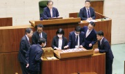 議長選挙のようす