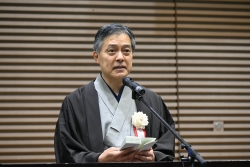 写真:区長による年頭のあいさつ