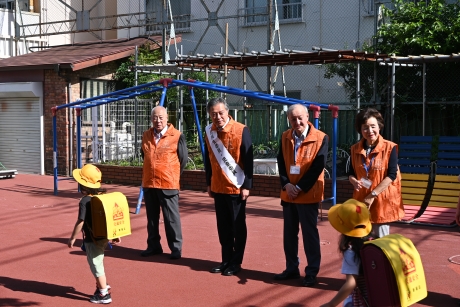 吉住区長が「一日民生委員・児童委員」に就任大写真
