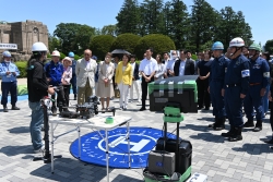 ドローン見学