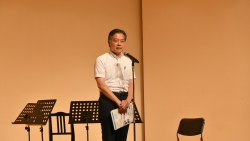 区長挨拶の様子