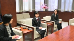 区長訪問の様子