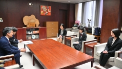 区長訪問の様子