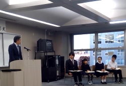 区長のお話