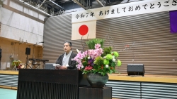区長挨拶の様子