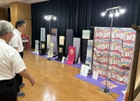 写真[3]：染物の展示[1]
