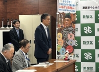 写真[3]：吉住区長のご挨拶