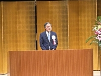 写真[1]：吉住区長ご挨拶