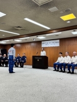 写真[3]：検査開始の報告