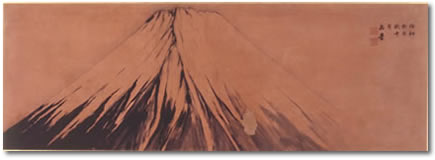 画像:川合玉堂画「富嶽」/昭和8 (1933) 年