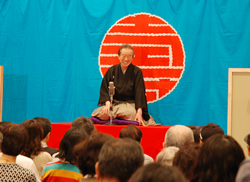 写真:桂米丸さんの落語会