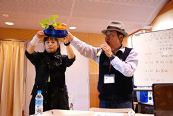 写真:外山たらさんの講義