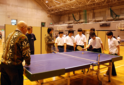 写真:サウンドテーブルテニス