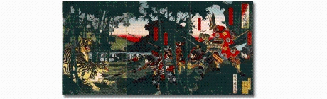 画像:加藤清正虎狩之図