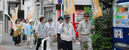 写真：パトロールの様子