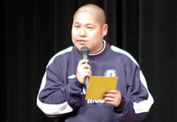 写真:司会の三瓶さん