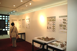 写真:榎町地域協働復興模擬訓練成果報告会(早稲田大学にて)