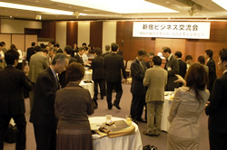 写真:ビジネス交流会の様子