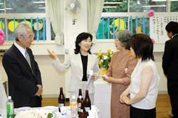 写真:中山区長と参加者