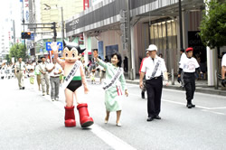 写真:「社会を明るくする運動」広報パレード
