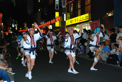 写真:大人阿波踊り大会