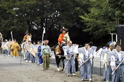 写真:入場の様子