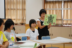 写真：子どもたちの発表