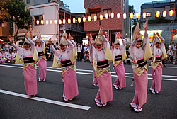 写真：阿波踊り（つつじ連）