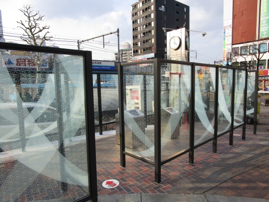 高田馬場駅前喫煙所のリニューアル