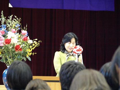 西早稲田中学校新校舎落成式典の様子