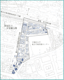 画像：再開発事業区域図